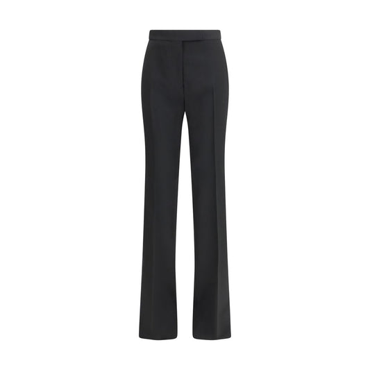 Black Fleece Wool Dress Pants