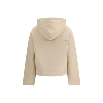 Beige Cotton Sweatshirt
