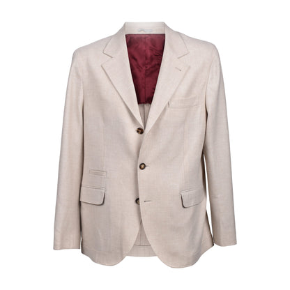 Beige Wool Blazer