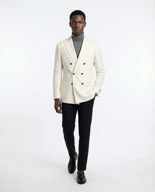 White Wool Blazer