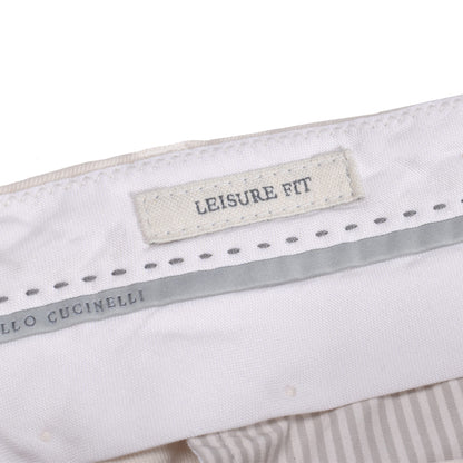 White Cotton Casual Pants