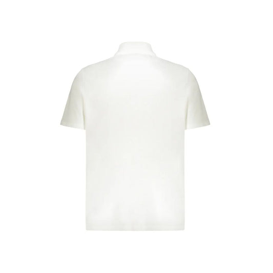 White Cotton Polo Shirt