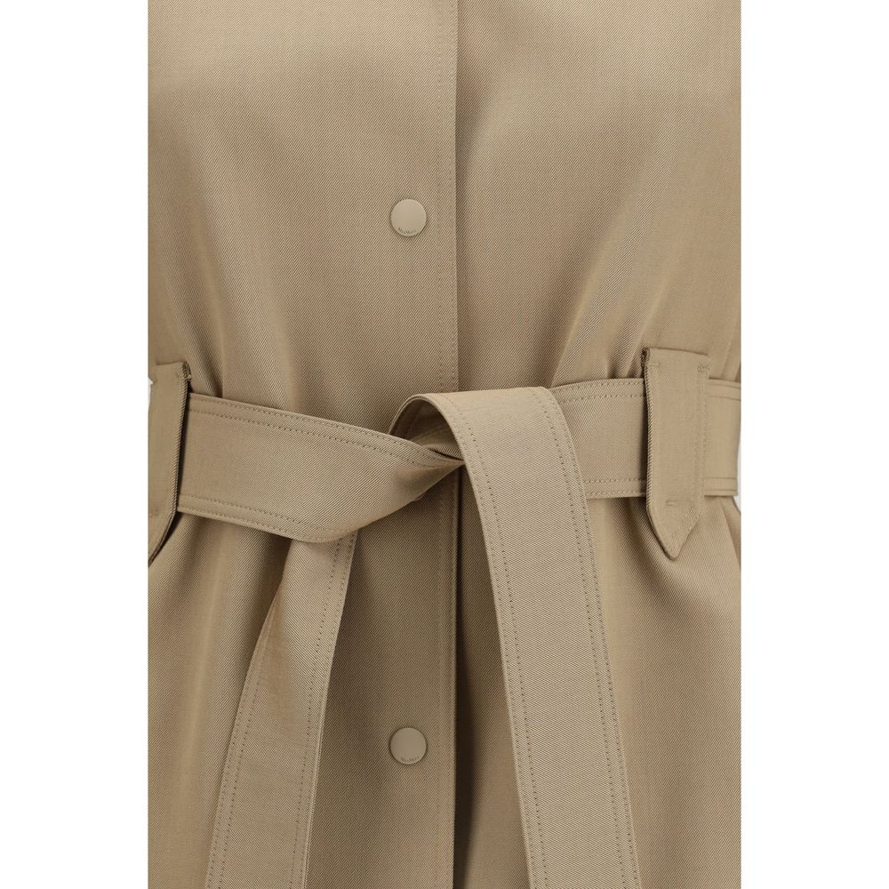 Brown Wool Oves Aries Sleveless Jacket