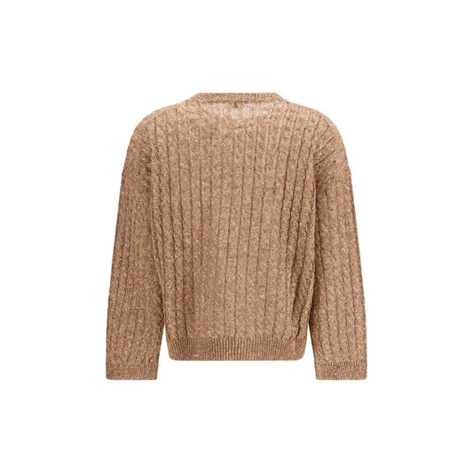 Brown Linen Sweatshirt