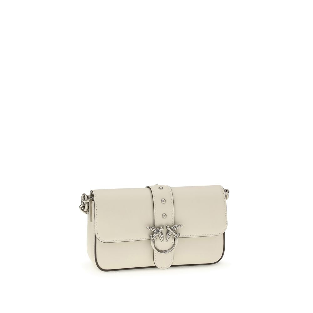 White Calf Leather Bos Taurus Shoulder Bag