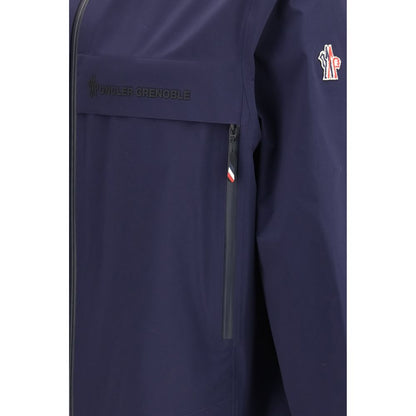 Blue Polyamide Shell Jacket