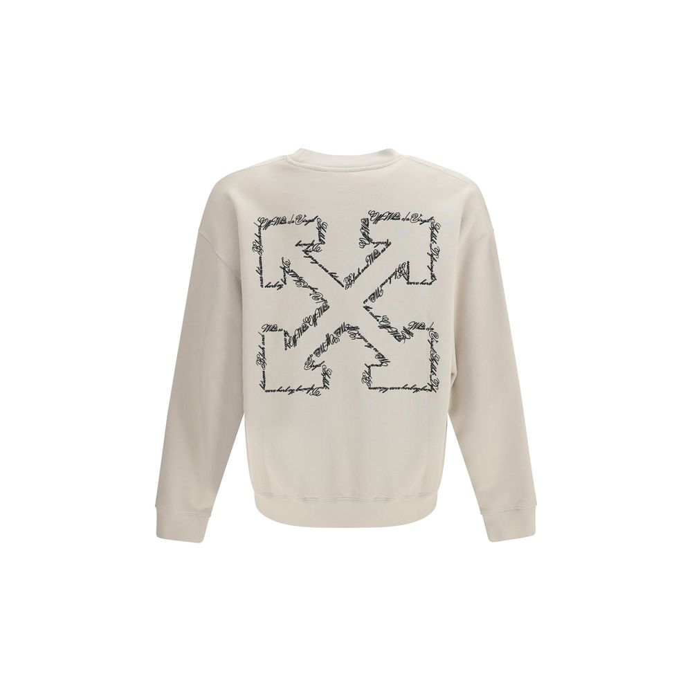 Beige Cotton Sweatshirt