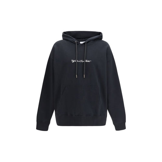 Black Cotton Sweatshirt