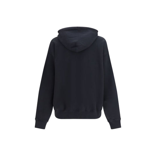 Black Cotton Sweatshirt