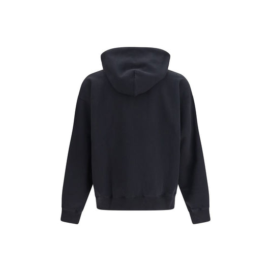 Black Cotton Sweatshirt