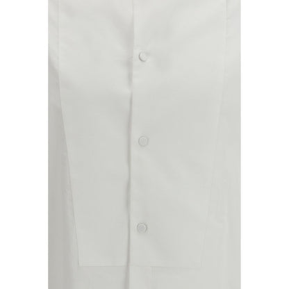 White Cotton Dress Shirt
