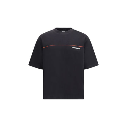 Black Cotton T-Shirt