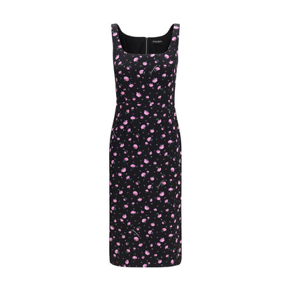 Multicolor Silk Casual Dress