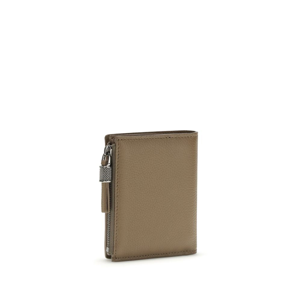 Brown Calf Leather Bos Taurus Wallet