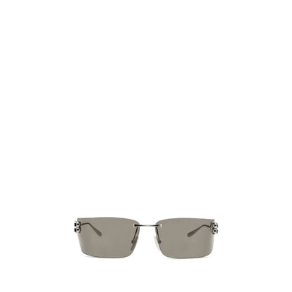 Silver Metal Sunglasses