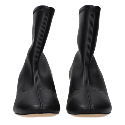 Black Leather Ankle Boots