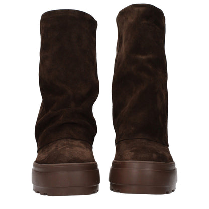 Brown Leather Ankle Boots