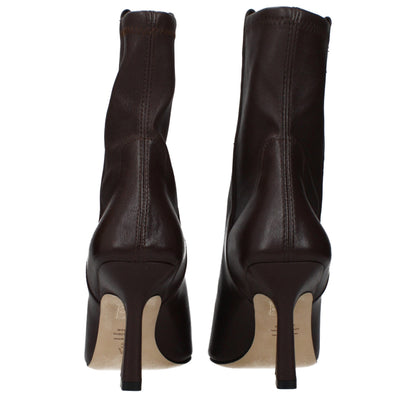 Brown Leather Ankle Boots