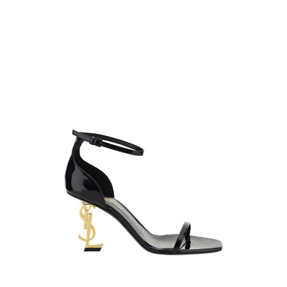 Black Calf Leather Bos Taurus Platform Sandals