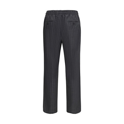 Gray Wool Oves Aries Casual Pants