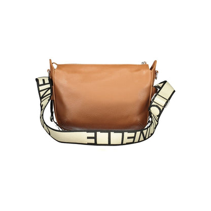 Marrone Leather Women Handbag