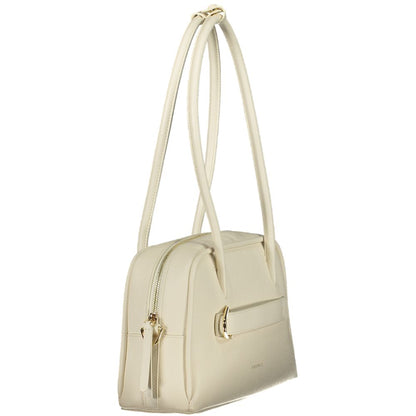 White Leather Handbag
