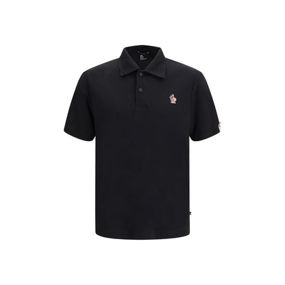 Black Polyamide Polo Shirt