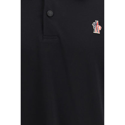 Black Polyamide Polo Shirt