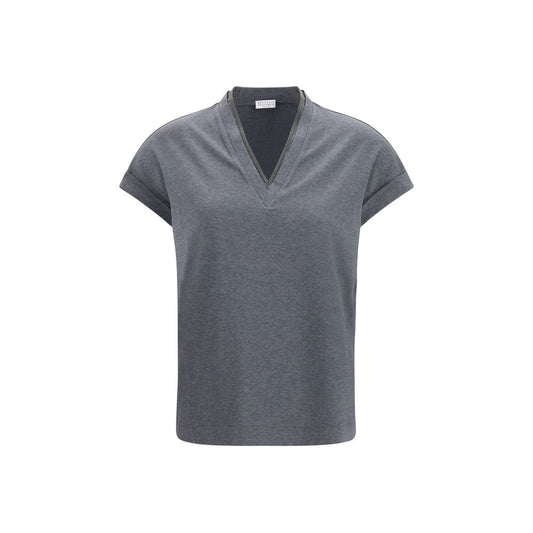 Gray Cotton T-Shirt