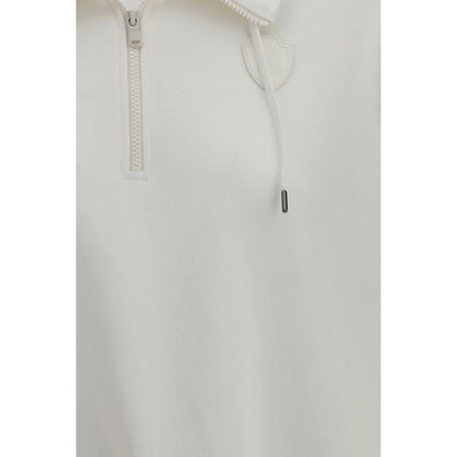 White Cotton Sweatshirt