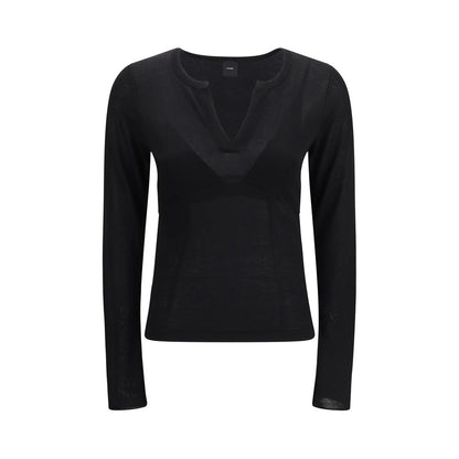Black Viscose Sweatshirt