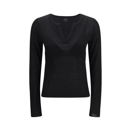 Black Viscose Sweatshirt