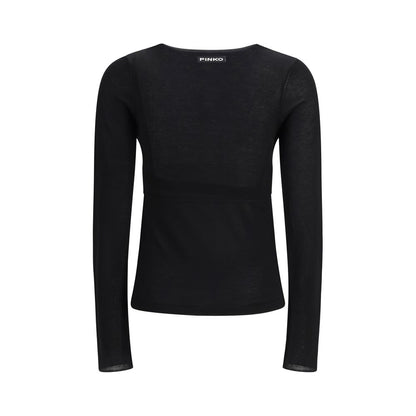 Black Viscose Sweatshirt