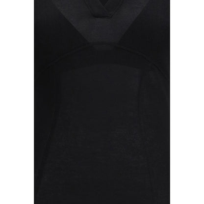 Black Viscose Sweatshirt