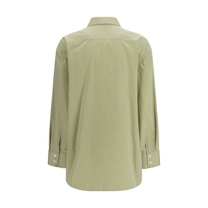 Bicolor Cotton Pattern Shirt
