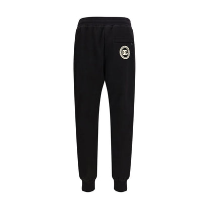 Black Cotton Casual Pants