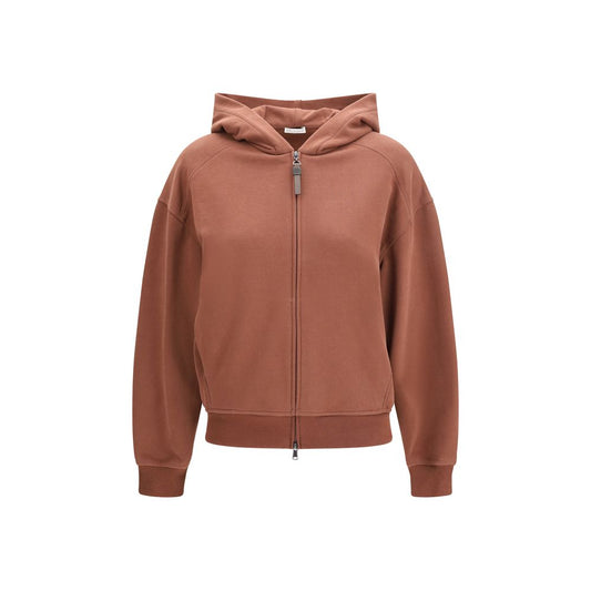 Brown Cotton Sweatshirt