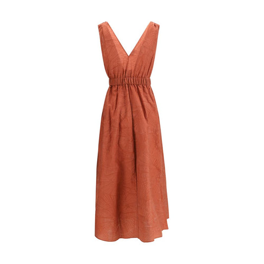 Multicolor Cotton Casual Dress