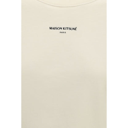 Beige Cotton Sweatshirt