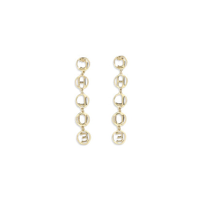 Gold Brass Earrings