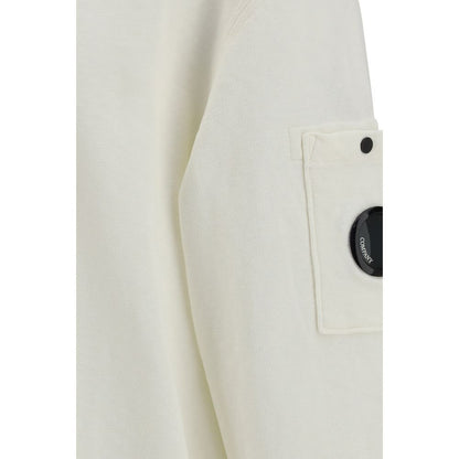 White Cotton Sweatshirt