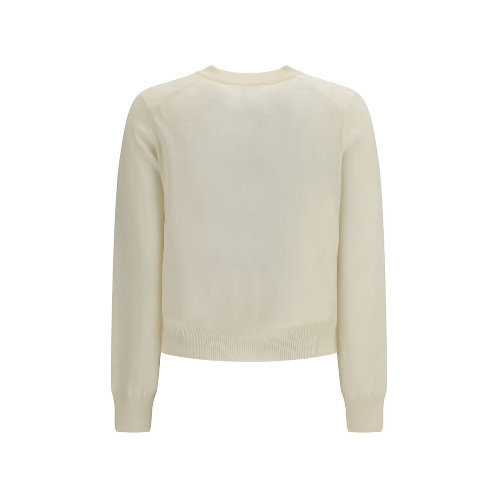 Beige Cotton Cardigan