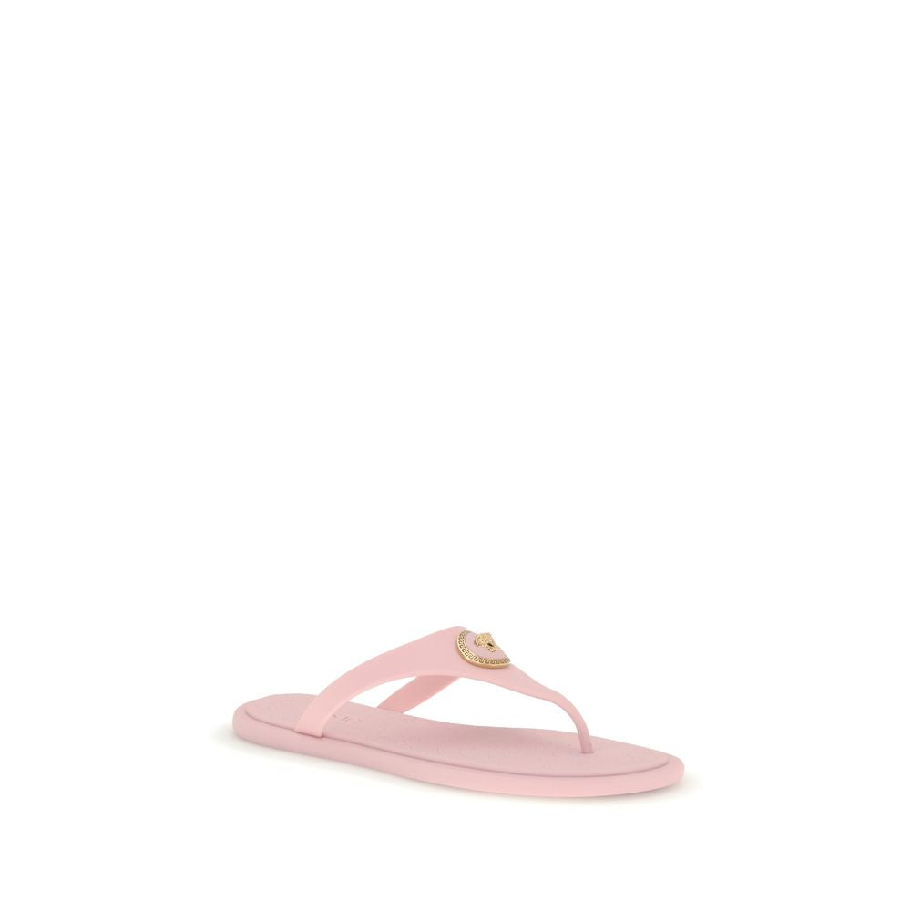 Multicolor Rubber Flip-Flop Sandals