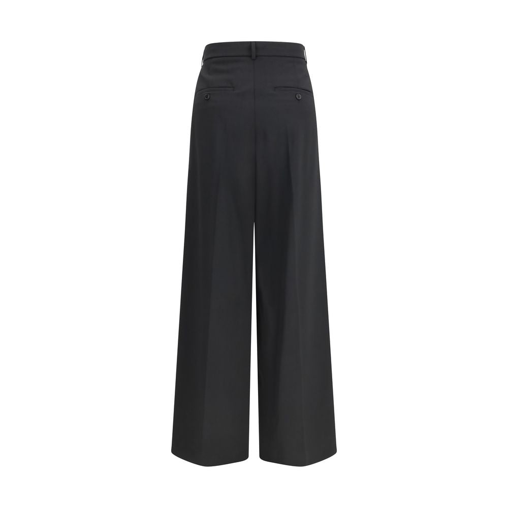 Black Polyester Pants