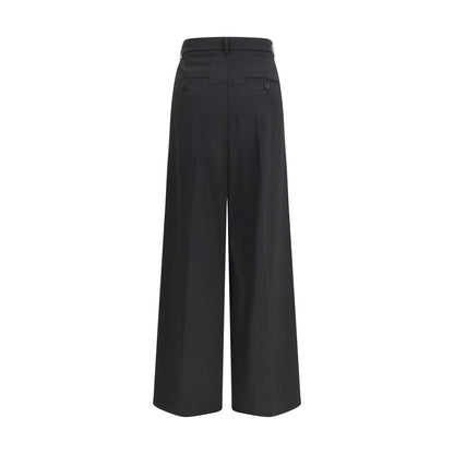 Black Polyester Pants