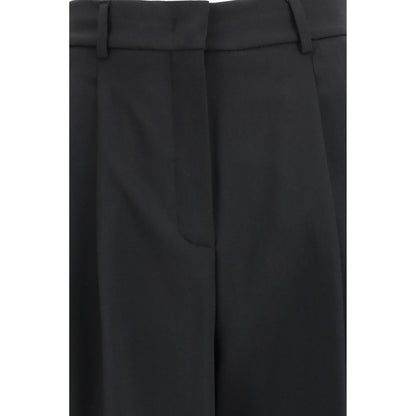 Black Polyester Pants