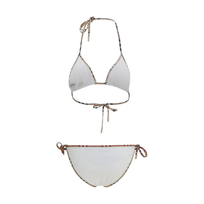 White Polyamide Bikini