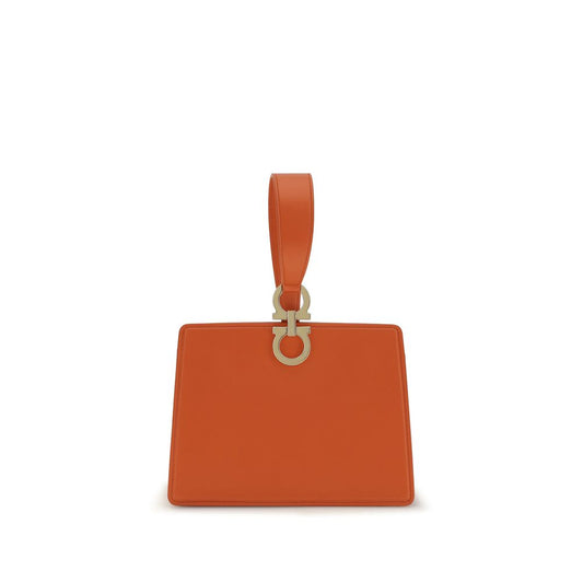 Orange Calf Leather Bos Taurus Clutch Bag