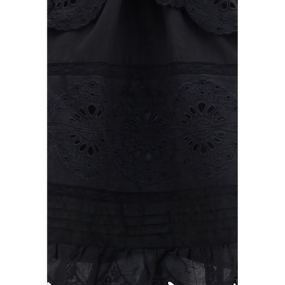 Black Polyester Blouse