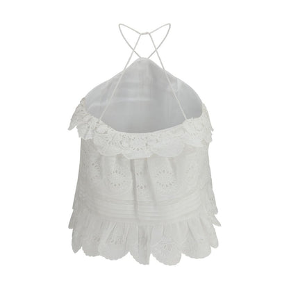 White Polyester Blouse